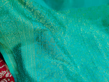 Load image into Gallery viewer, Pastel green Desinger Soft Georgette Star sarees
