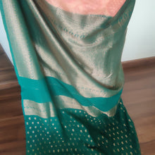 Load image into Gallery viewer, Peach Semi Georgette sarees
