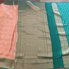 Load image into Gallery viewer, Peach Semi Georgette sarees
