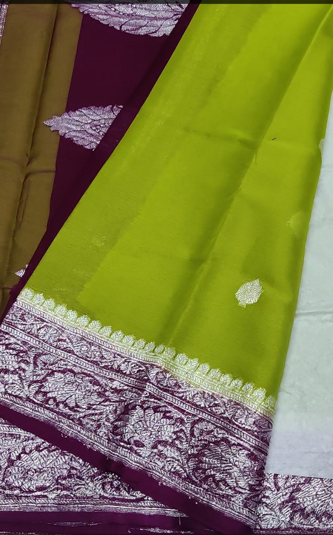 POTHYS Swarnamahal 1+1combo Offer Saree Copper Soft Silk Uppada Silk  |Kanchi Style Semi Silk Rs.1025 - YouTube