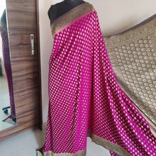 Load image into Gallery viewer, Wine and Black Desinger Soft Georgette sarees
