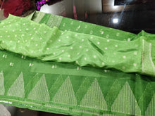 Load image into Gallery viewer, Green Designer Organza sarees
